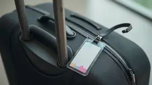 Jak przyczepić identyfikator do walizki